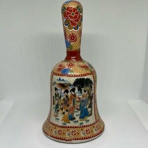 Vintage porcelain hand painted bell